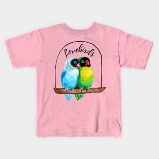 A Couple of Lovebirds Kids T-Shirt